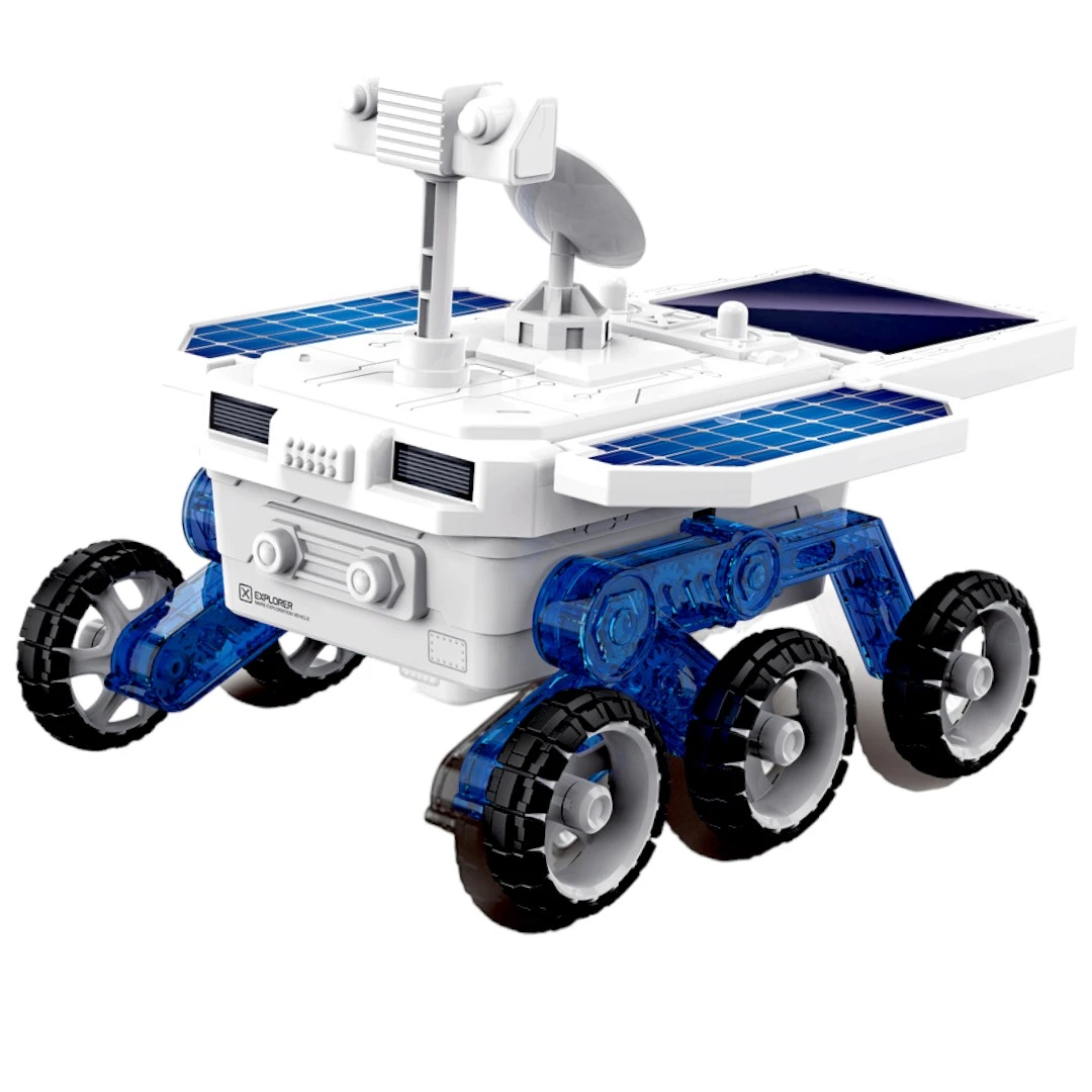 Vehicul jucarie, de explorare a planetelor solare, DIY,  20.5x14x13,5 cm, 6 ani+ - 