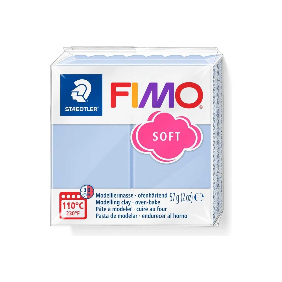 Pastă polimerică FIMO Soft Trend 57g Albastru cer deschis - 