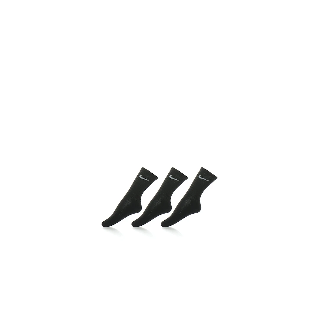 Nike, Set de sosete unisex - 3 perechi, Negru, L - 