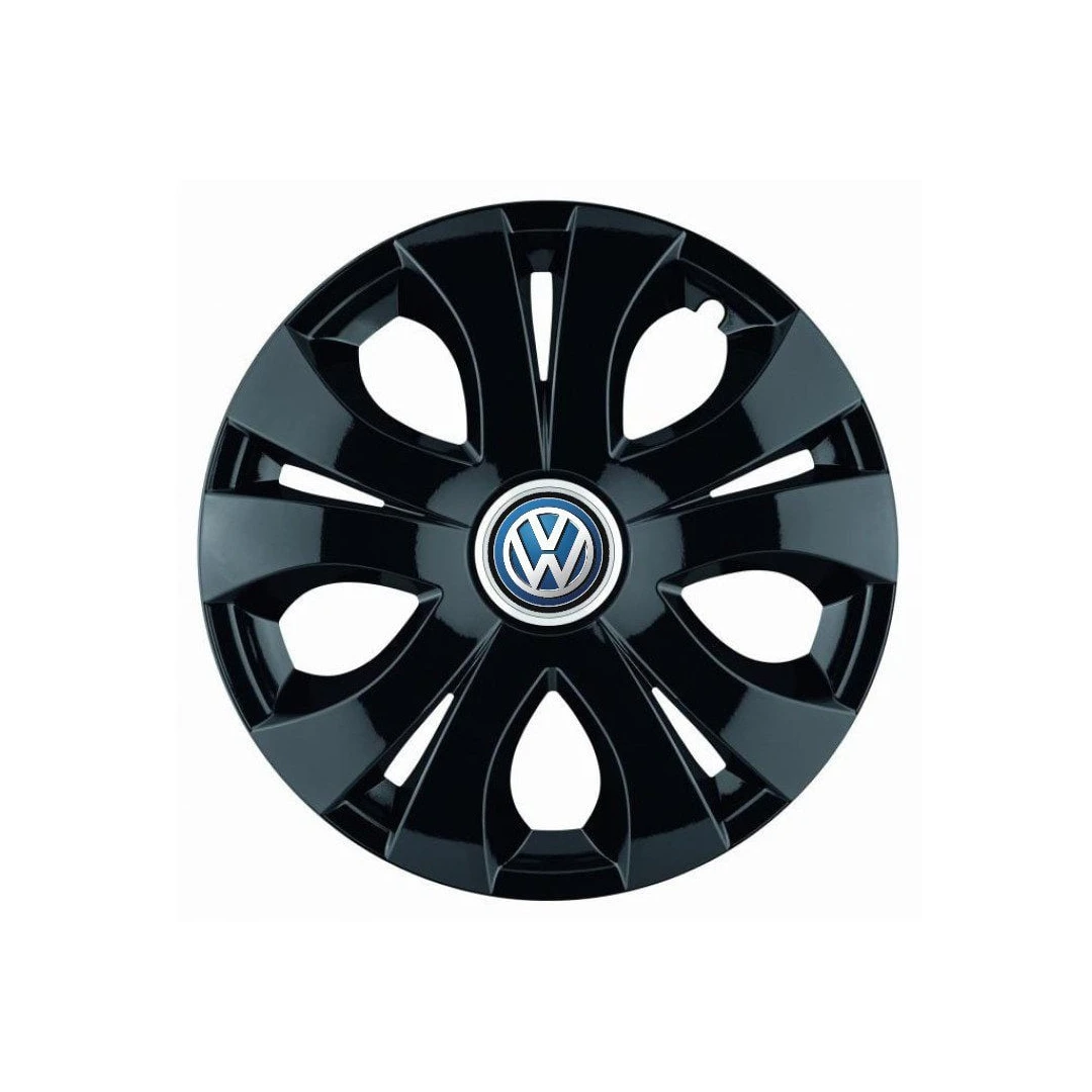 Set 4 Capace Roti pentru Volkswagen, model Top Black, R16 - 