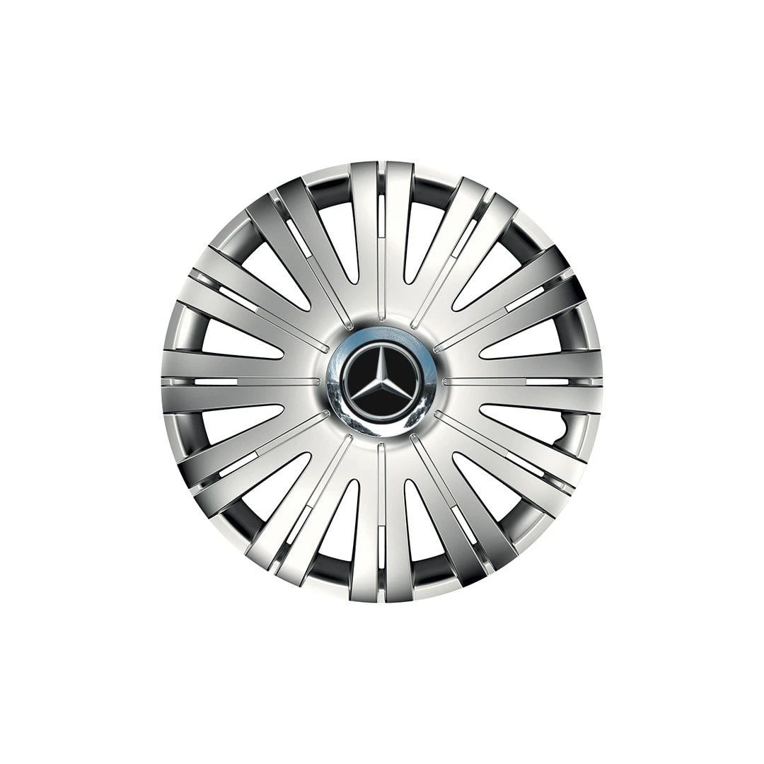 Set 4 Capace Roti pentru Mercedes, model Active Gray, R16 - 