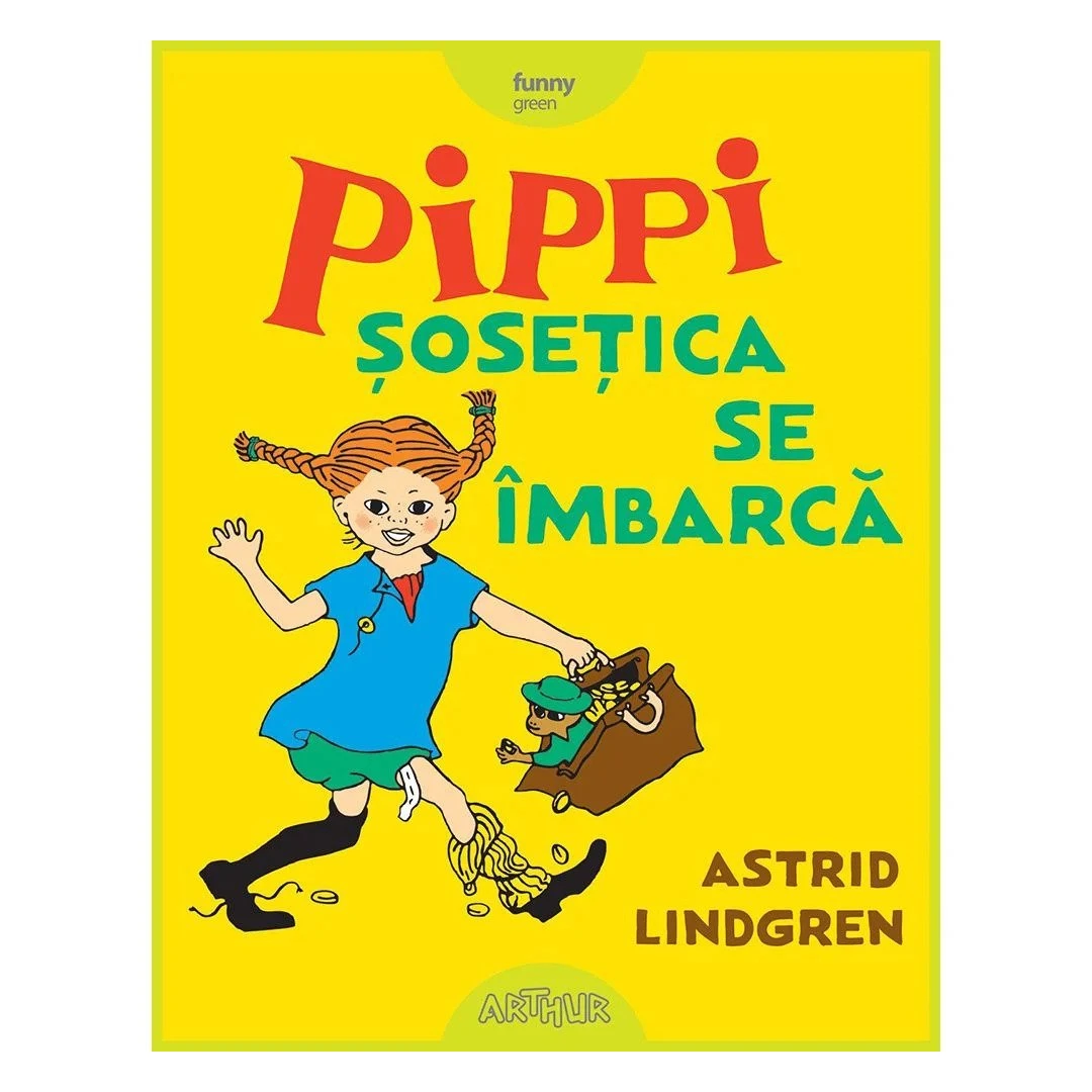 Pippi Sosetica Se Imbarca, Astrid Lindgren - Editura Art - 