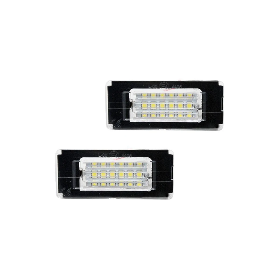 Set 2 lampi numar LED Canbus alb-rece Mini Cooper R56 R57 R58 R59 - 