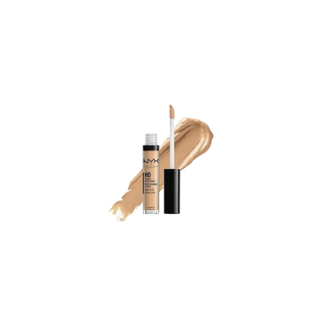 Corector Lichid, NYX Professional Makeup, HD Studio Photogenic Concealer, 4.5 Sand Beige, 3 g - 