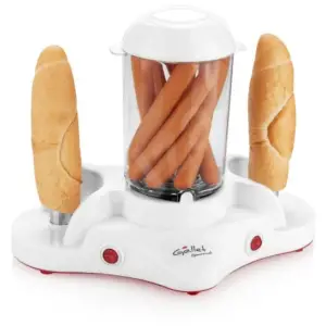 Aparat de preparat Hot Dog GALLET Gourmet MAH502, 380 W, 2 tepuse, accesorii - 