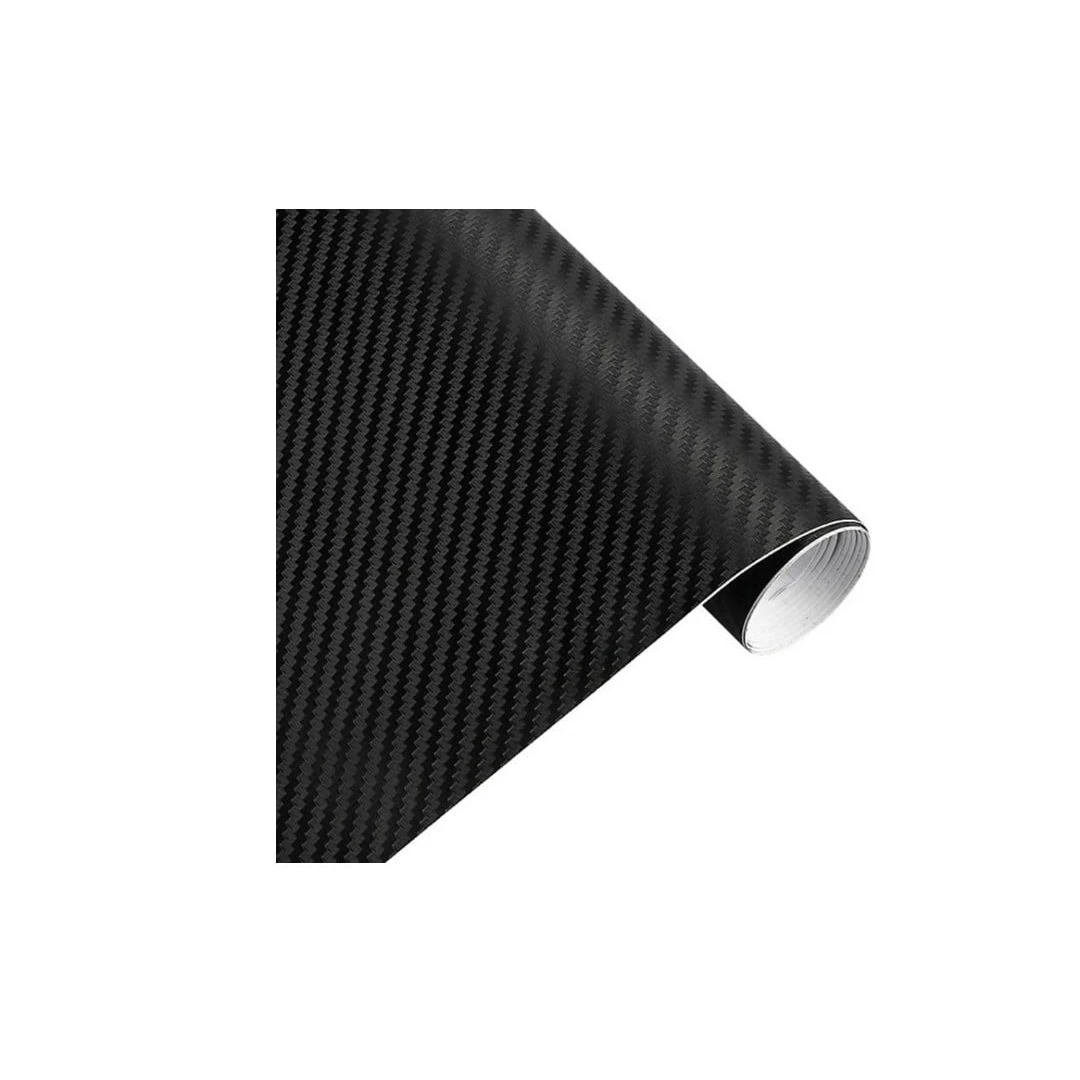 Folie autocolant Carbon 3D Neagra , iesire in relief, 127 x 200 cm - 