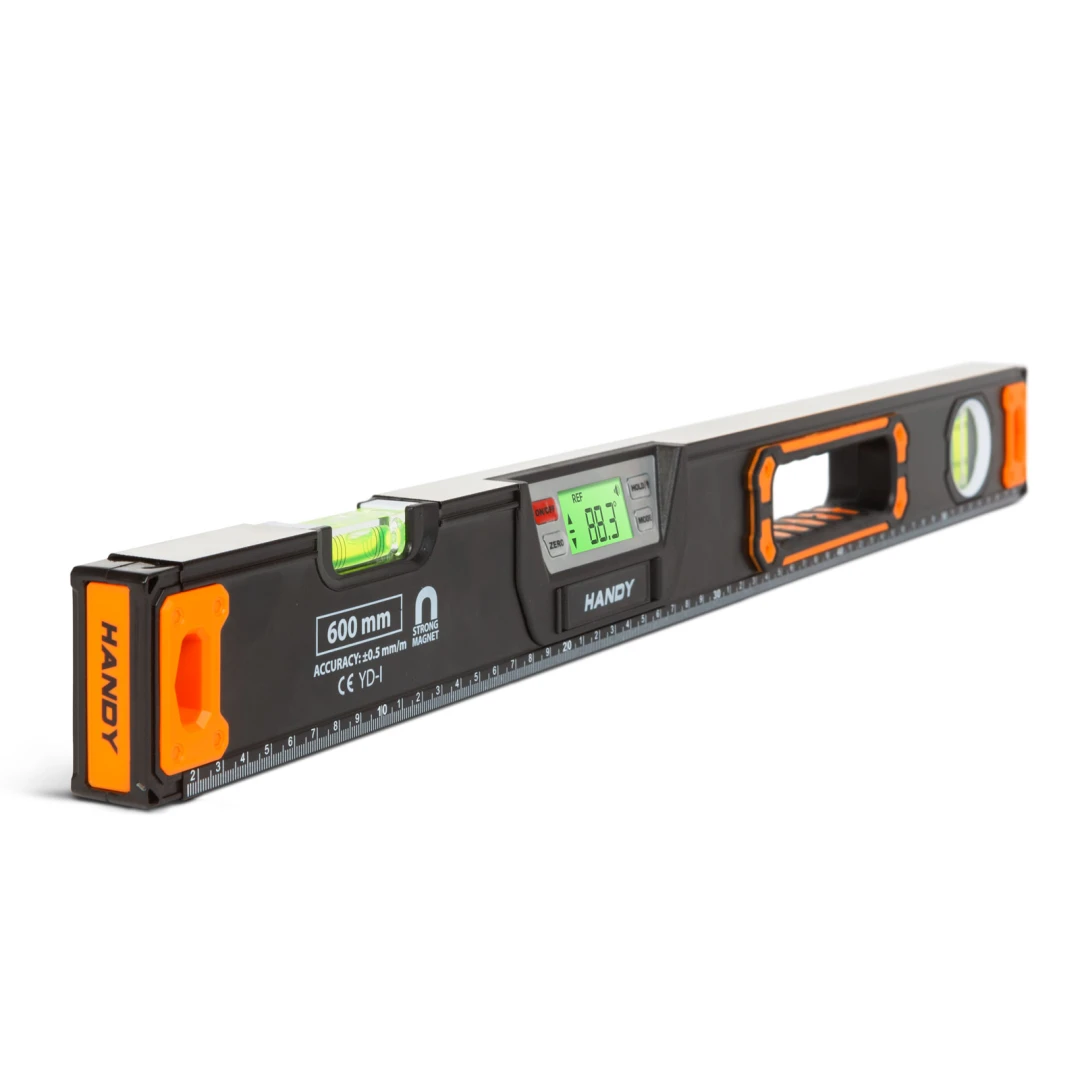 Handy - Nivela digitala cu afisaj LCD, cu semnalizare sonora, 600 mm - 