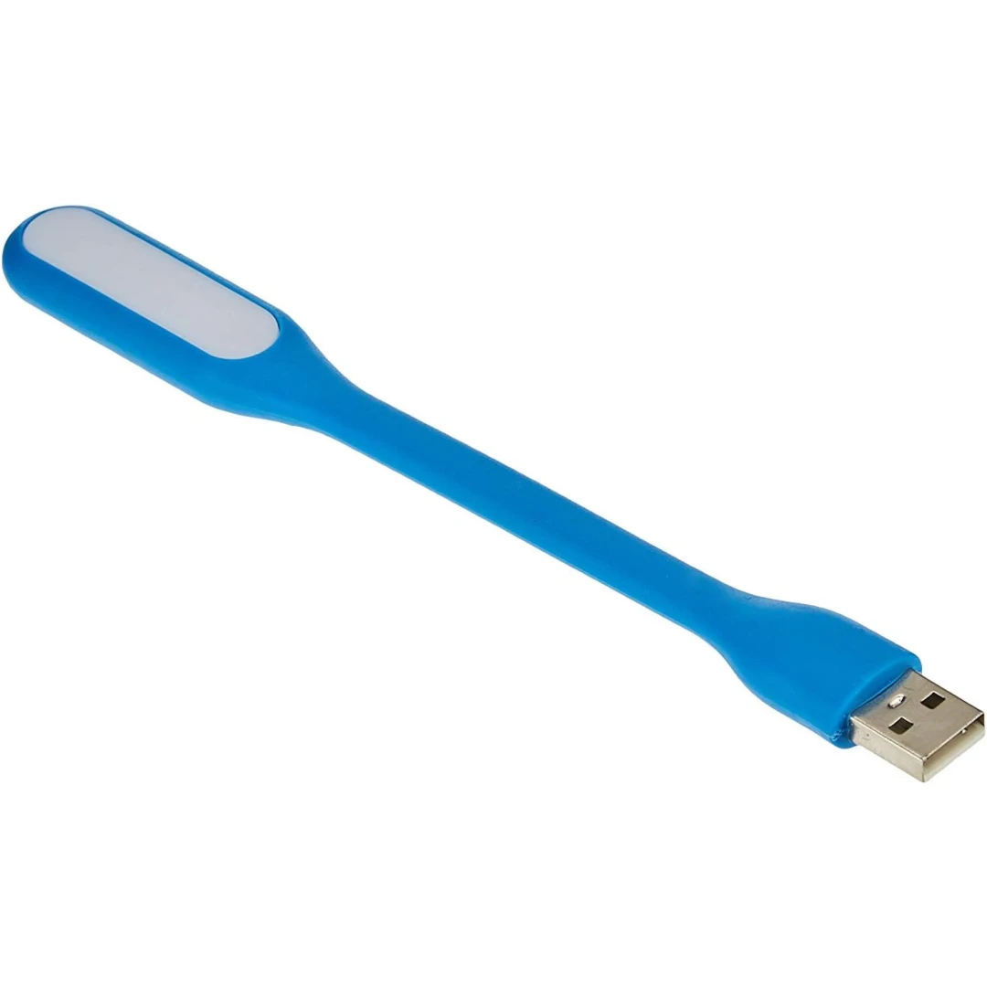 Mini Lampa USB Ovandres Light, LED , Flexibila din Silicon , Albastru - 