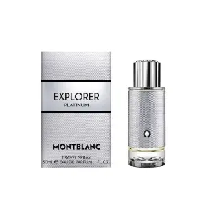 Apa de Parfum cu vaporizator, Mont Blanc Explorer Platinum, 30 ml - 