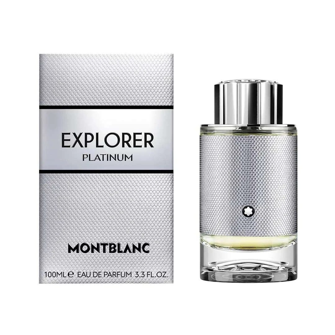 Apa de Parfum cu vaporizator, Mont Blanc Explorer Platinum, 100 ml - 