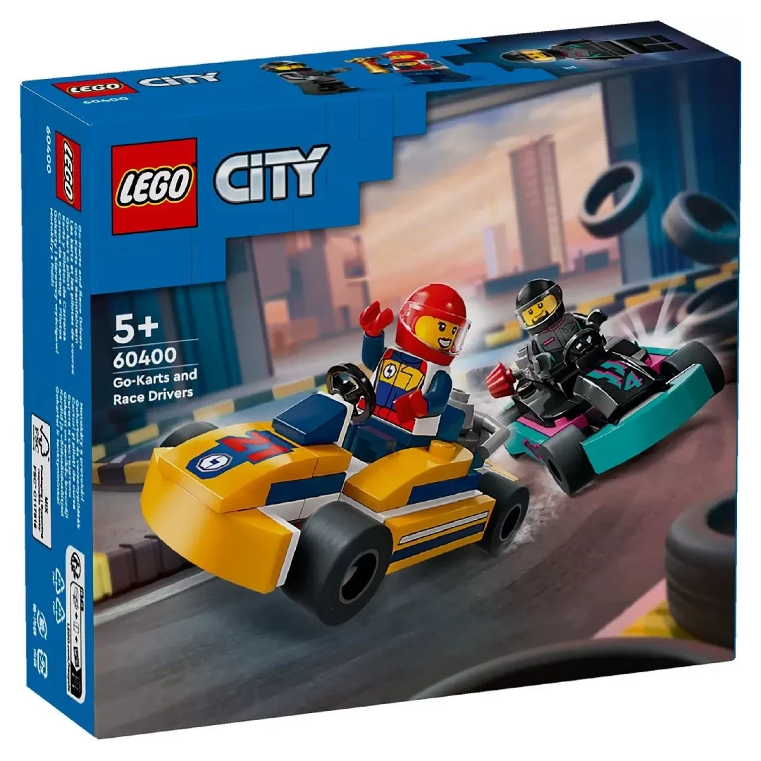 LEGO CITY CARTURI SI PILOTI DE CURSE 60400 - 