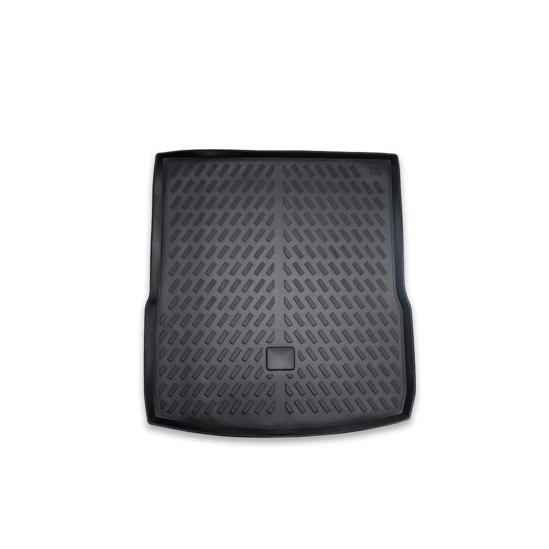 Covor pentru Portbagaj tip Tavita Compatibil Smart Fortwo 2014-2020, Material Flexibil, Negru - 