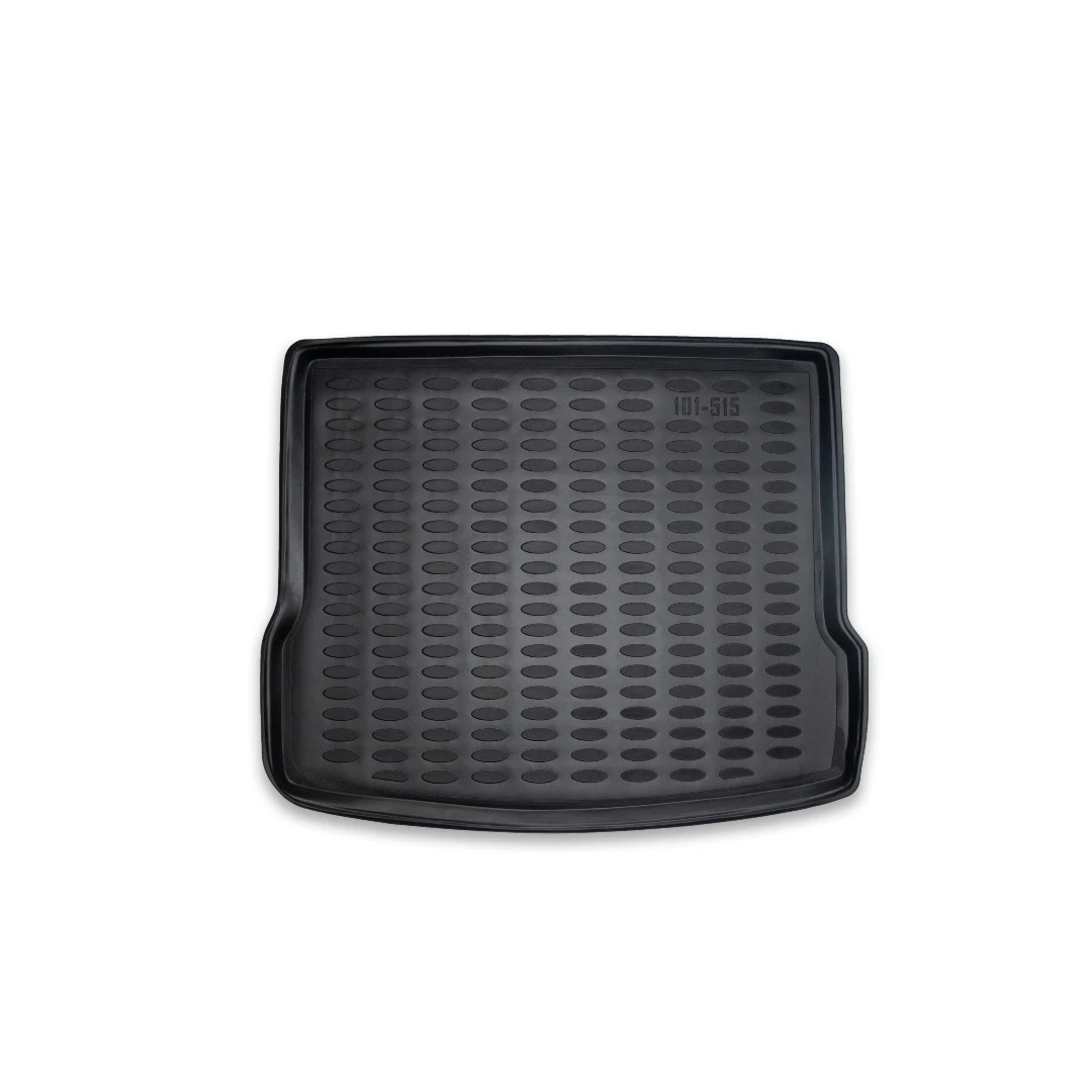 Covor pentru Portbagaj tip Tavita Compatibil Audi A4 2015->, Material Flexibil, Negru - 