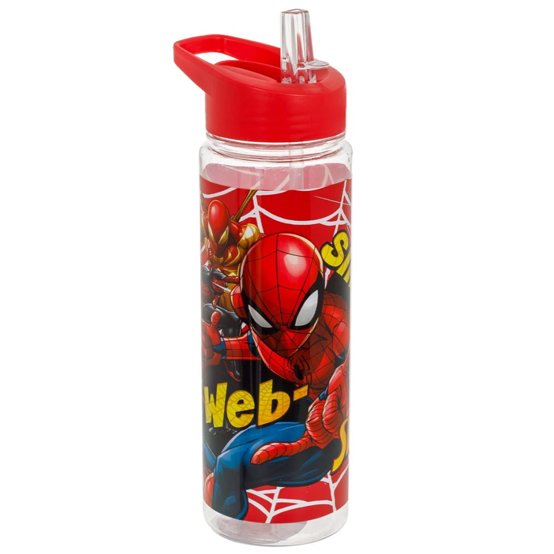 Sticla Apa Flip Top Rosie Spiderman Web Slinger pentru Copii 650ml ABYZ®™ - 