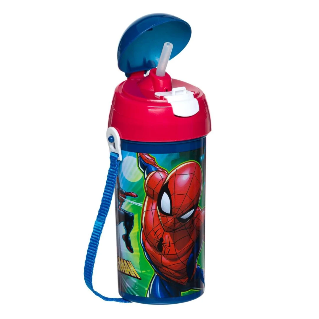 Sticla Apa Pop Up Spiderman 500ml ABYZ®™ - 