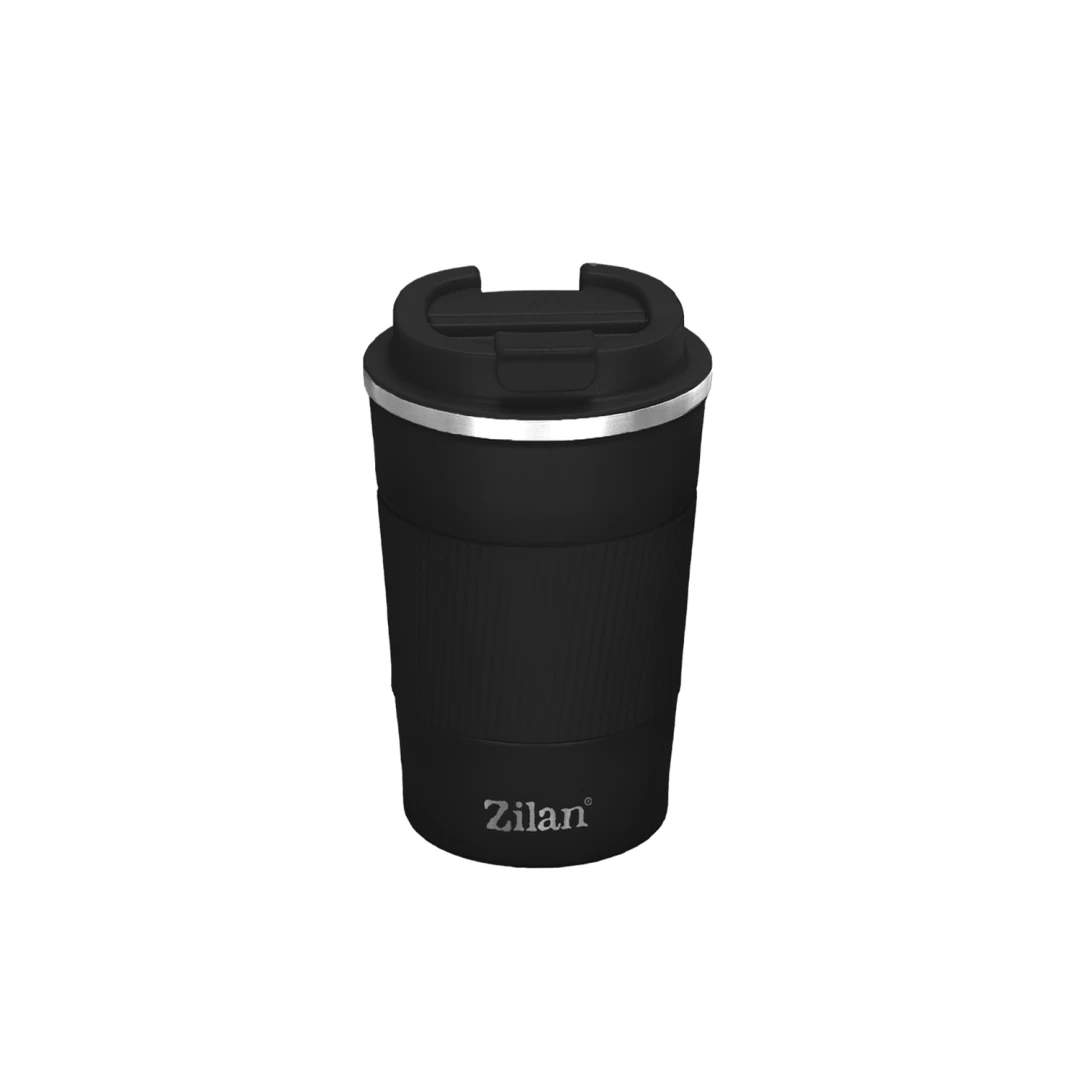 Cana de cafea Zilan ZLN9922 termos, capacitate 510ml, interior din inox, pereti dublii, negru - 