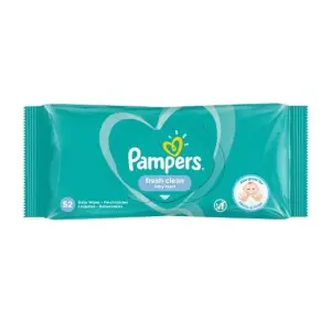 PAMPERS Fresh Clean, servetele umede, pentru copii - 12 pachete x 52buc/pachet/ 624buc - 
