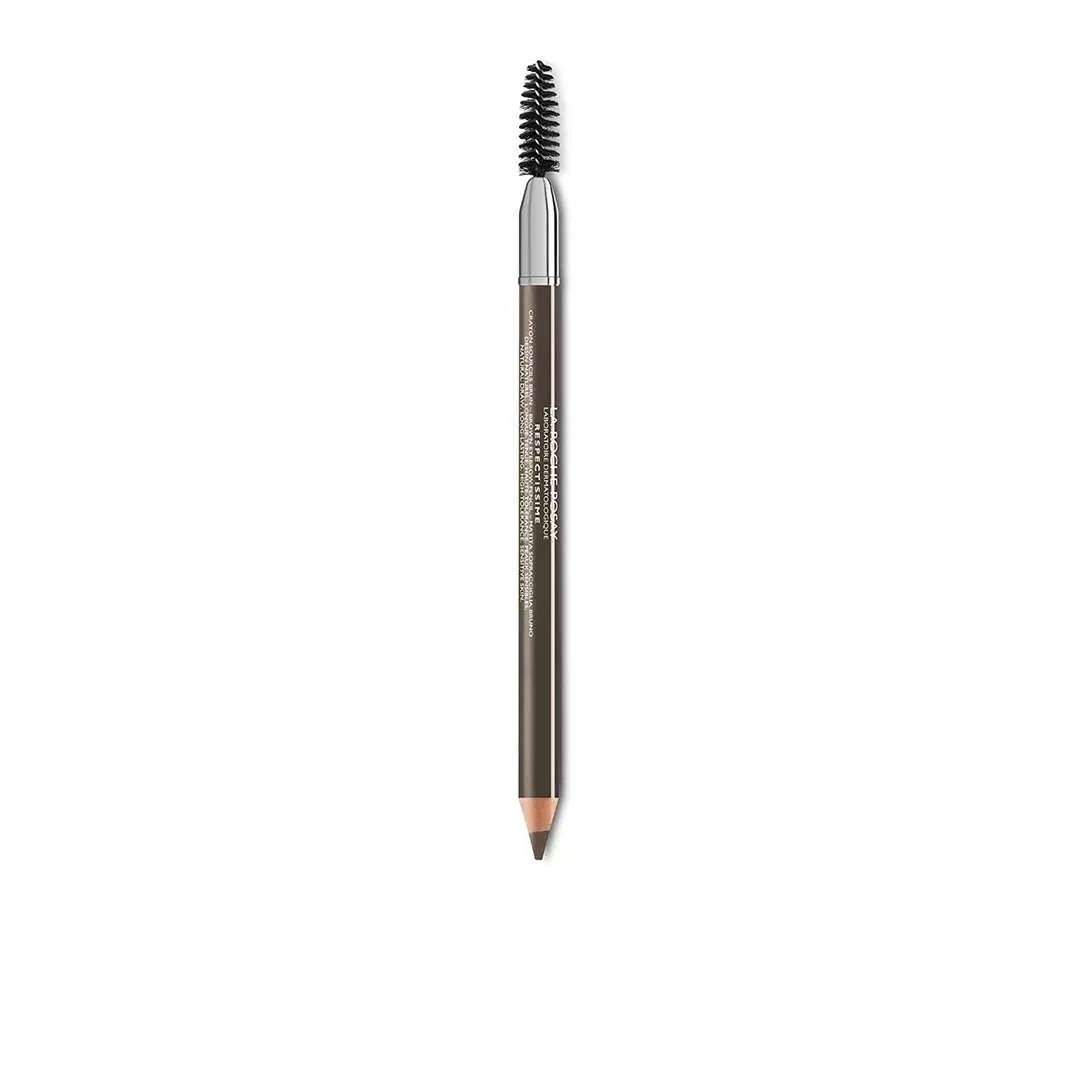Creion sprancene rezistent la apa, La Roche Posay Respectissime Eyebrow Pencil, marron foncé, 1.3 g - 