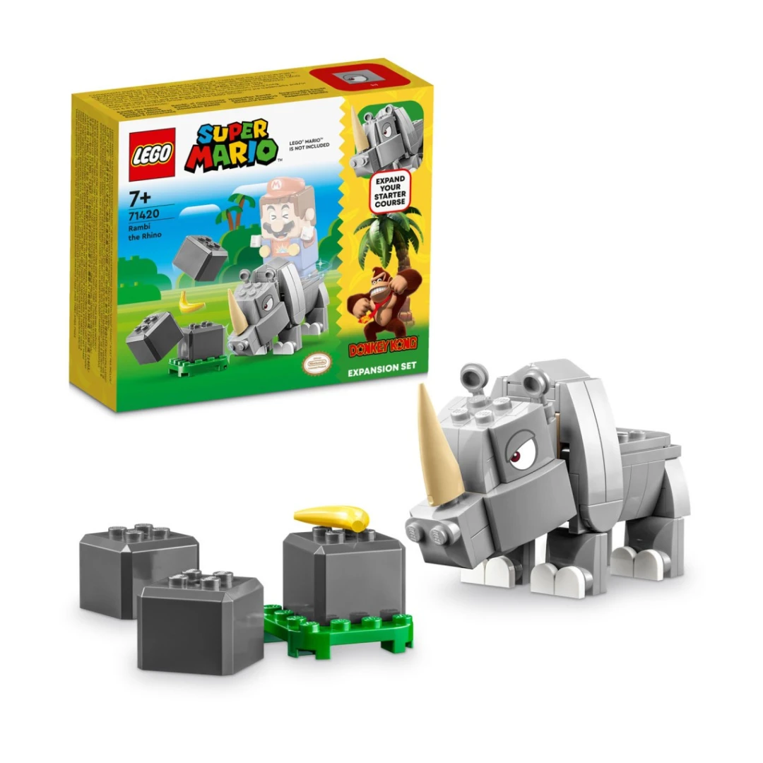 LEGO SUPER MARIO SET DE EXTINDERE RINOCERUL RAMBI 71420 - 