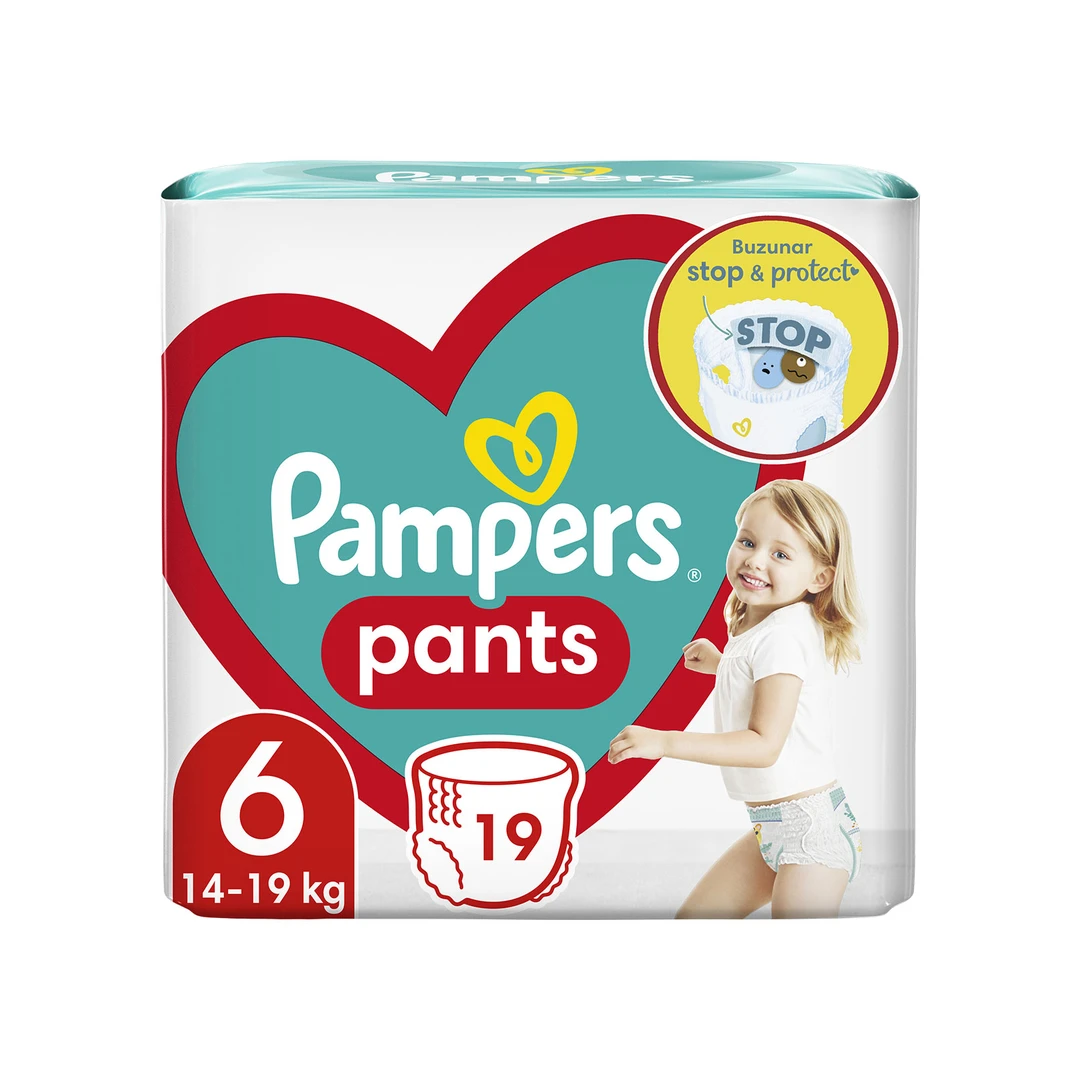 Scutece-chilotel Pampers Pants, 14 - 19 kg, Marimea Nr.6 - 36 - 