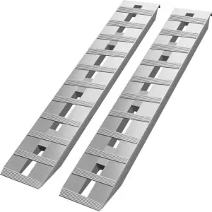 Set 2 rampe pentru incarcare /descarcare capacitate maxima 2722 Kg, Aluminiu - 