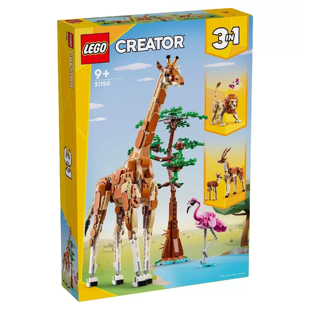 LEGO CREATOR 3IN1 ANIMALE SALBATICE DIN SAFARI 31150 - 