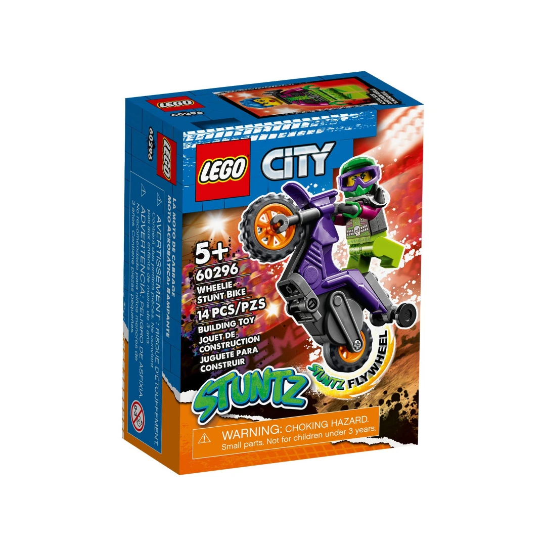 LEGO City motocicleta de cascadorie weelie 60296 - 