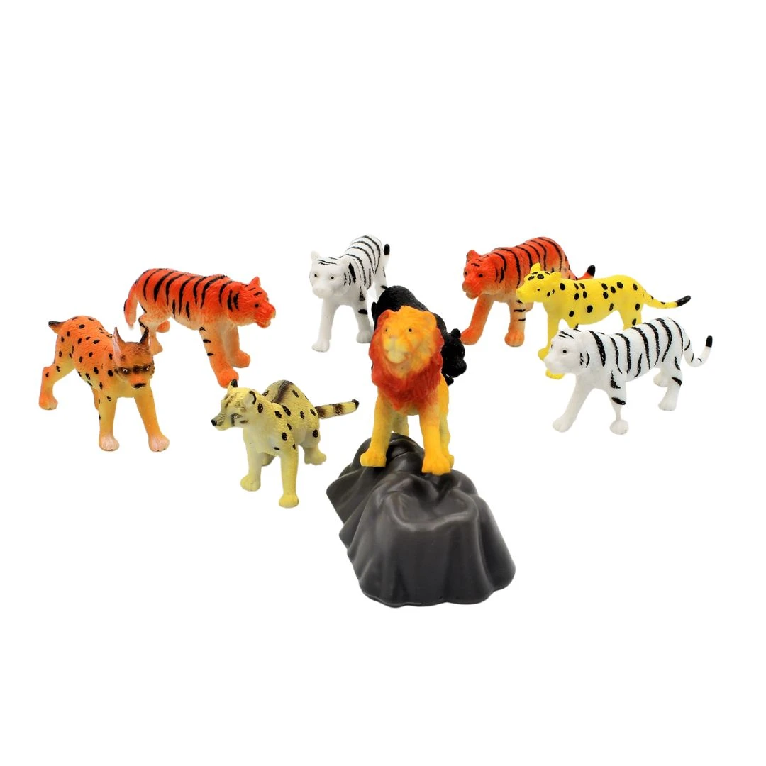 Set figurine animale sălbatice Big cats - 
