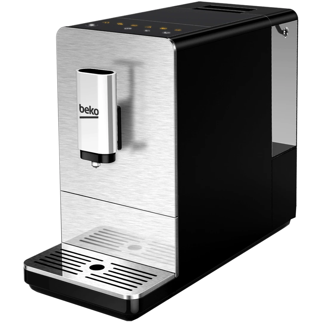 Espressor automat Beko CEG5301X, 1350W, 19 bar, 1.5l, Touch display, autocuratare, Inox - 