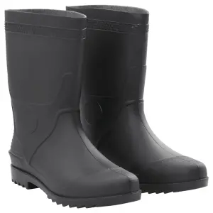 Cizme de ploaie, negru, PVC, mărime 45 - Cizmele de ploaie oferă o potrivire ideală și un confort optim, făcându-le potrivite pentru condiții de ploaie și menținând în același timp picioarele...