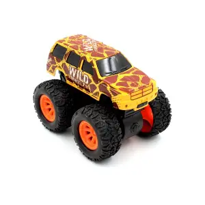 Masinuta Wild Wheelz - Safari 4 modele - Galben - 