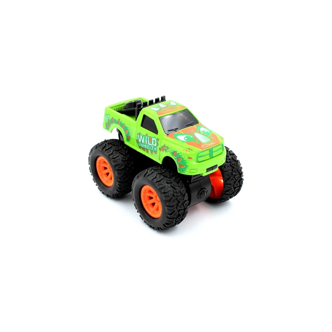 Masinuta Wild Wheelz - Dino 4 modele - Verde - 