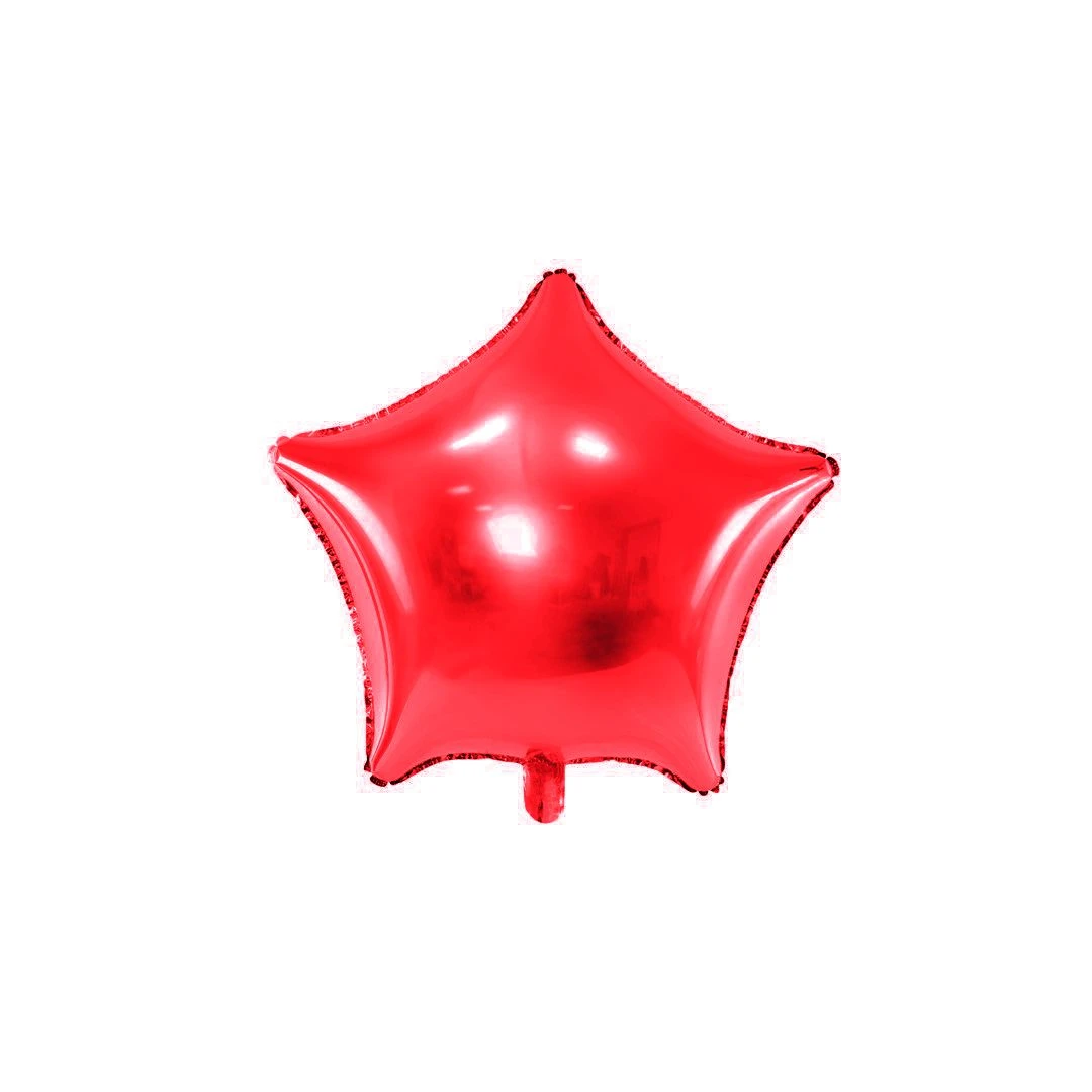Balon party stea rosie 48 cm - 