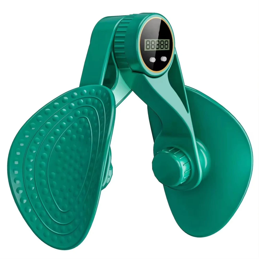 Dispozitiv de antrenat podeaua pelviana HAWIRE MTQ-208, solduri, picioare, coapse, fese, maini si spate, postpartum, Afisaj digital, Verde - 