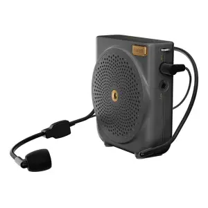 Microfon cu amplificator de voce portabil, Edifier MF3, negru - 