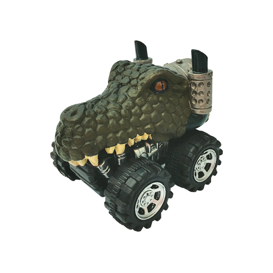 Mașinuță cu sistem friction crocodil multicolor - 