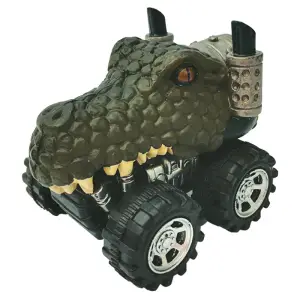 Mașinuță cu sistem friction crocodil multicolor - 