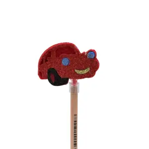 Creion figurină Mașinuță roșu 22 cm - 
