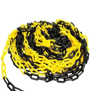 Lant din plastic - 25 metri, galben/negru - Profita de oferta la Lant din plastic pentru delimitare si ornamentare - 25 metri, galben/negru. Comanda acum!