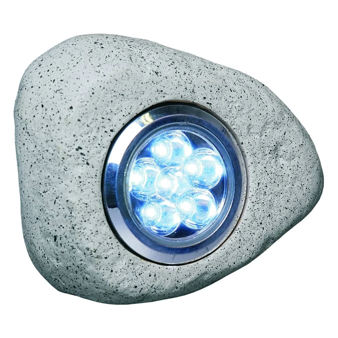 Smartwares Lămpi grădină cu LED, model piatră, 3 buc, 2,7 W, gri RS306 - Acest set de lămpi de grădină cu LED, Smartwares RS306, cu model de piatră, format din 3 spoturi LED deghizate ca pietre, va fi perfect pentru ilumina...