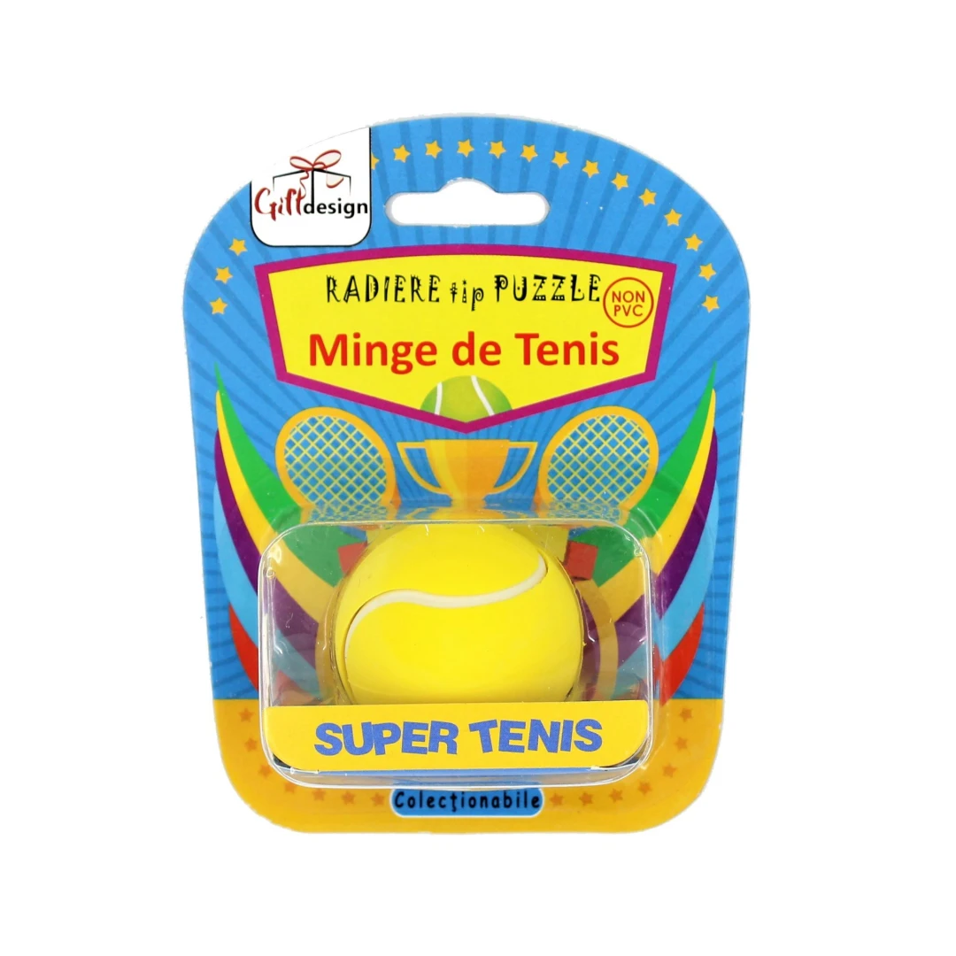 Radieră puzzle colecționabilă seria Sport minge tenis - 