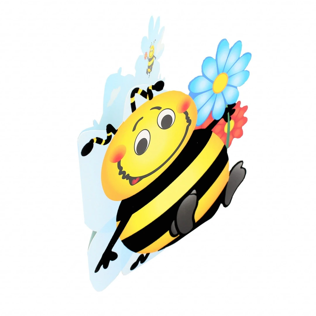 Felicitare Gold Flower Bee - 