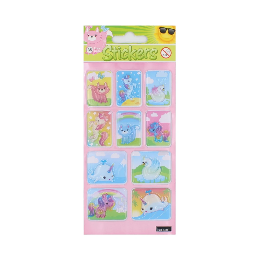 Set stickere Fairytale Animals 10 bucati - 