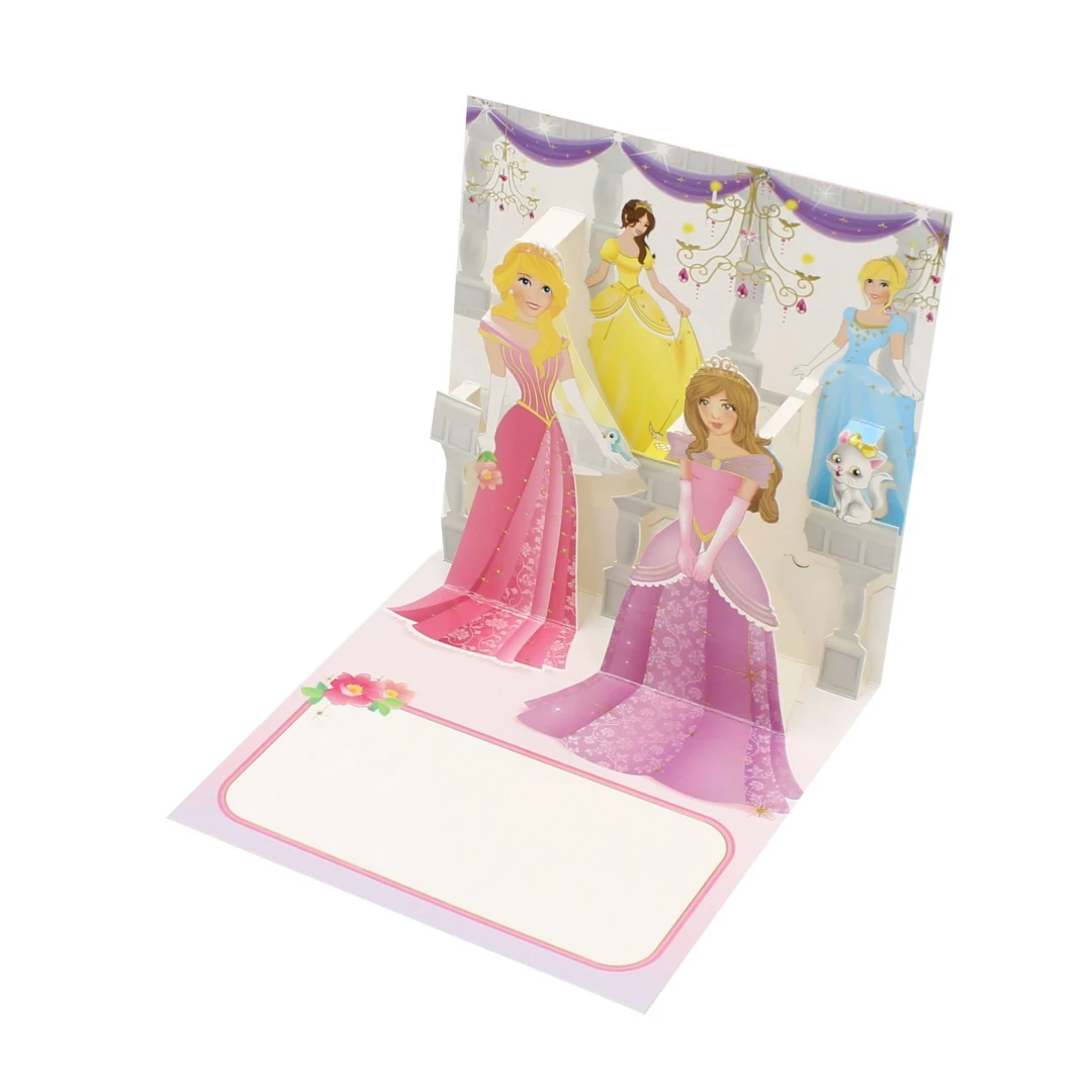 Felicitare 3D Premium Princesses - 