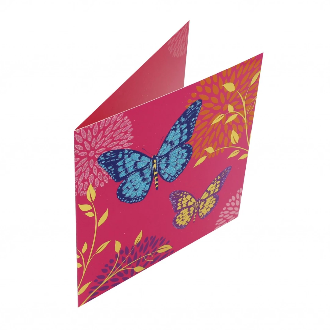Felicitare Premium Vivid Butterflies - 