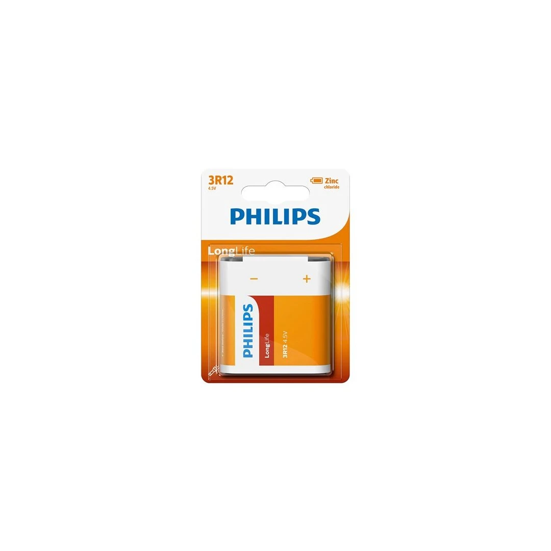 BATERIE LONGLIFE 3R12 BLISTER 1 BUC PHILIPS - 
