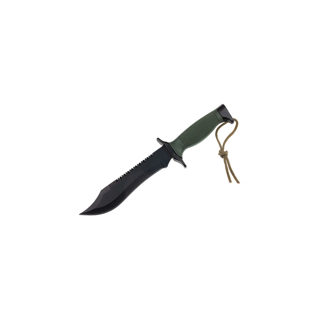 Cutit tactic, IdeallStore®, Military Rambo, 30.7 cm, Verde - 
