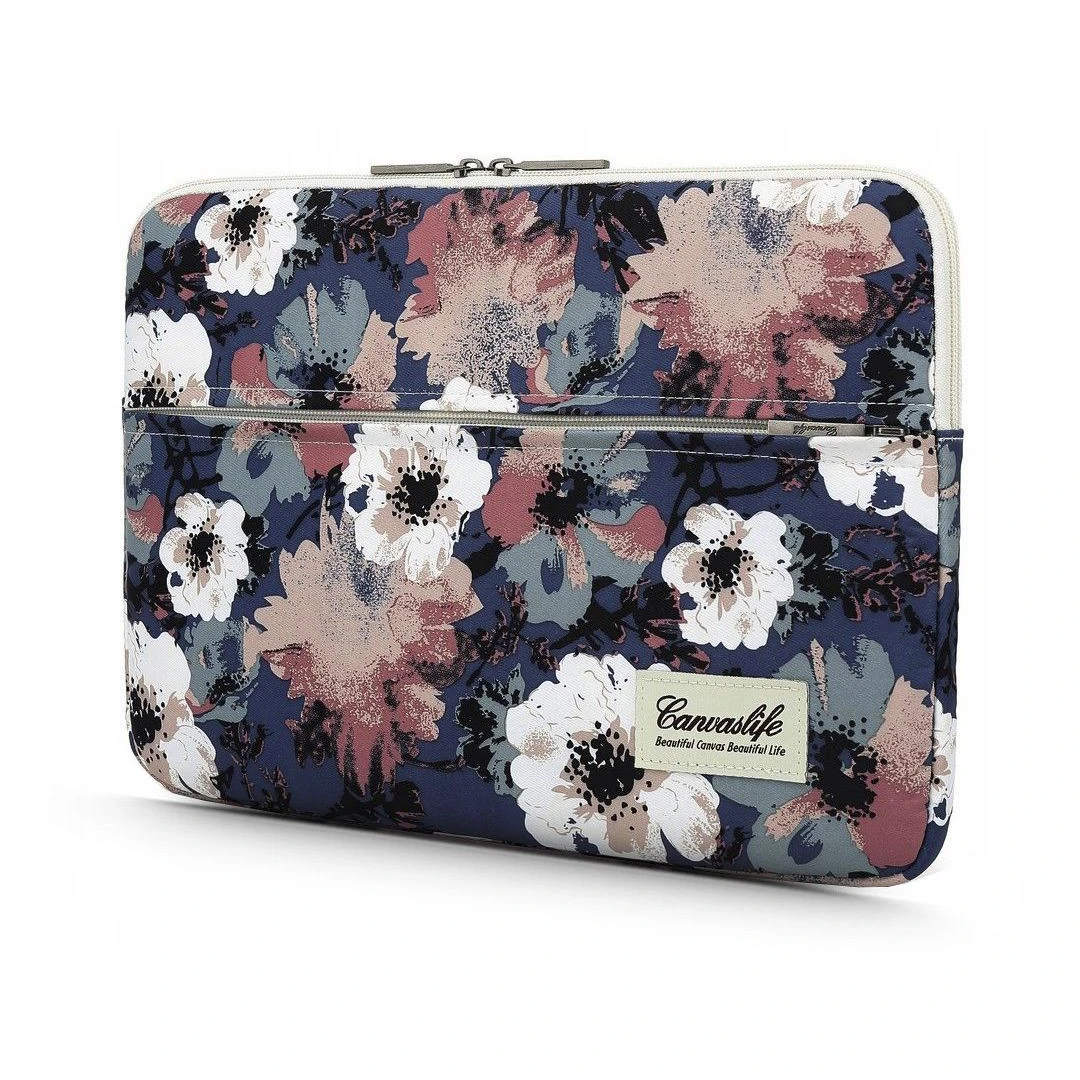 Husa Canvaslife Sleeve pentru Laptop de 13-14 inch Albastru Camellia - 