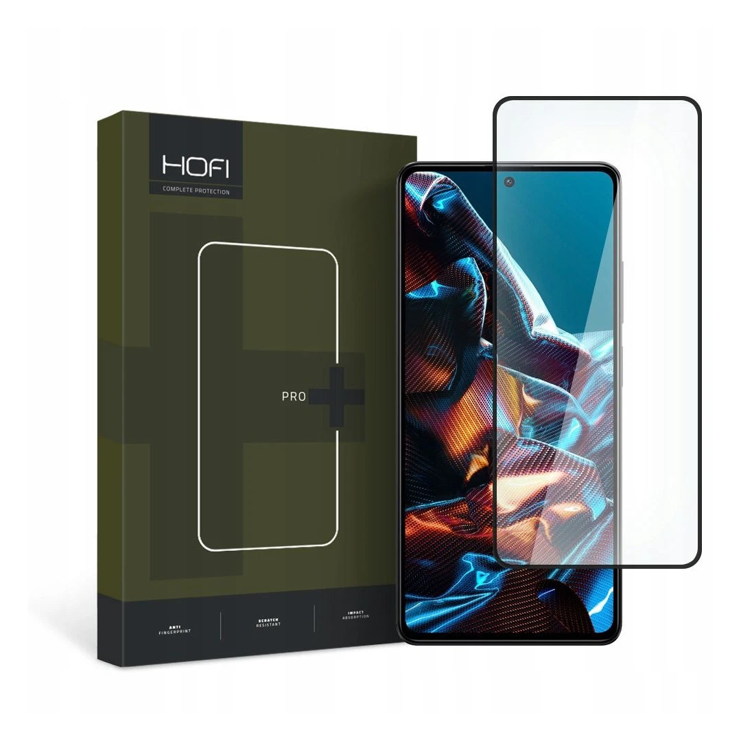 Folie de protectie Hofi Glass Pro+ pentru Xiaomi Redmi Note 12 Pro 5G/12 Pro+ Plus 5G/Poco X5 Pro 5G Negru - 