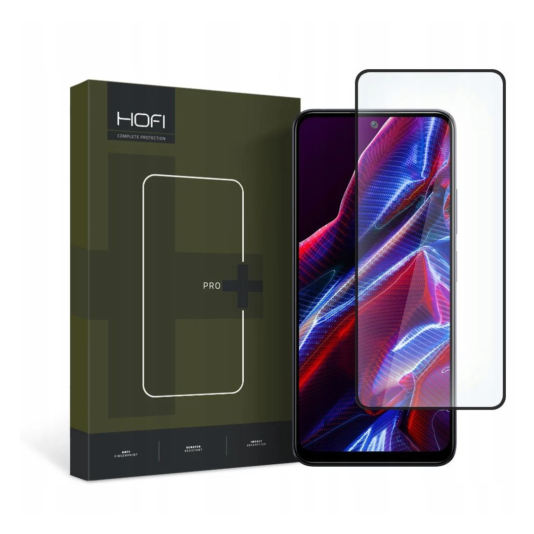 Folie de protectie Hofi Glass Pro+ pentru Xiaomi Redmi Note 12 5G/Poco X5 5G Negru - 